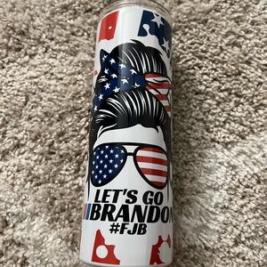 Let’s go Brandon 20 Oz skinny tumbler